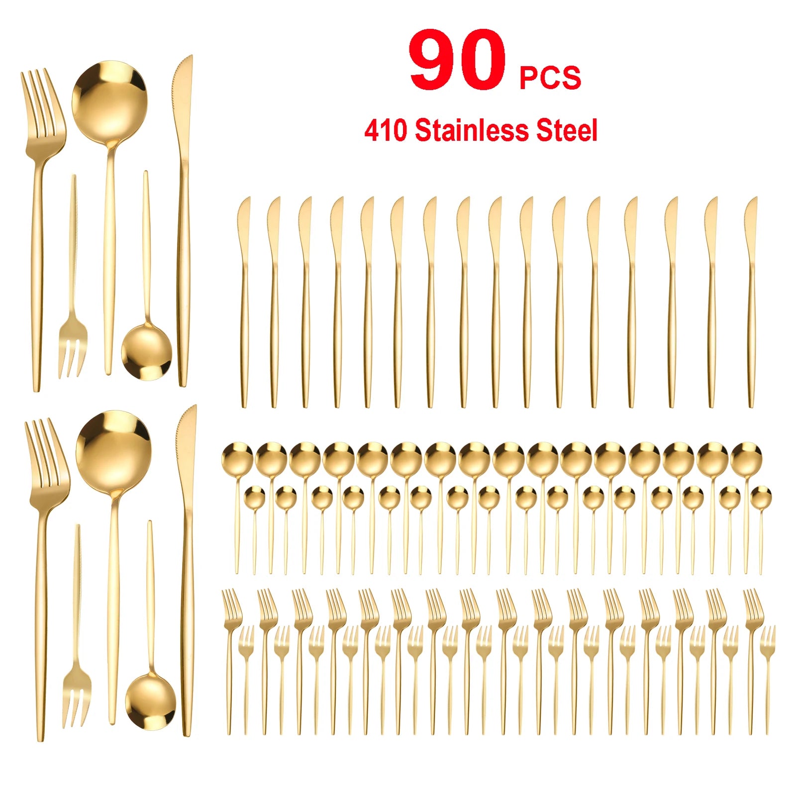 GoldEdge Heavy Duty Cutlery Set