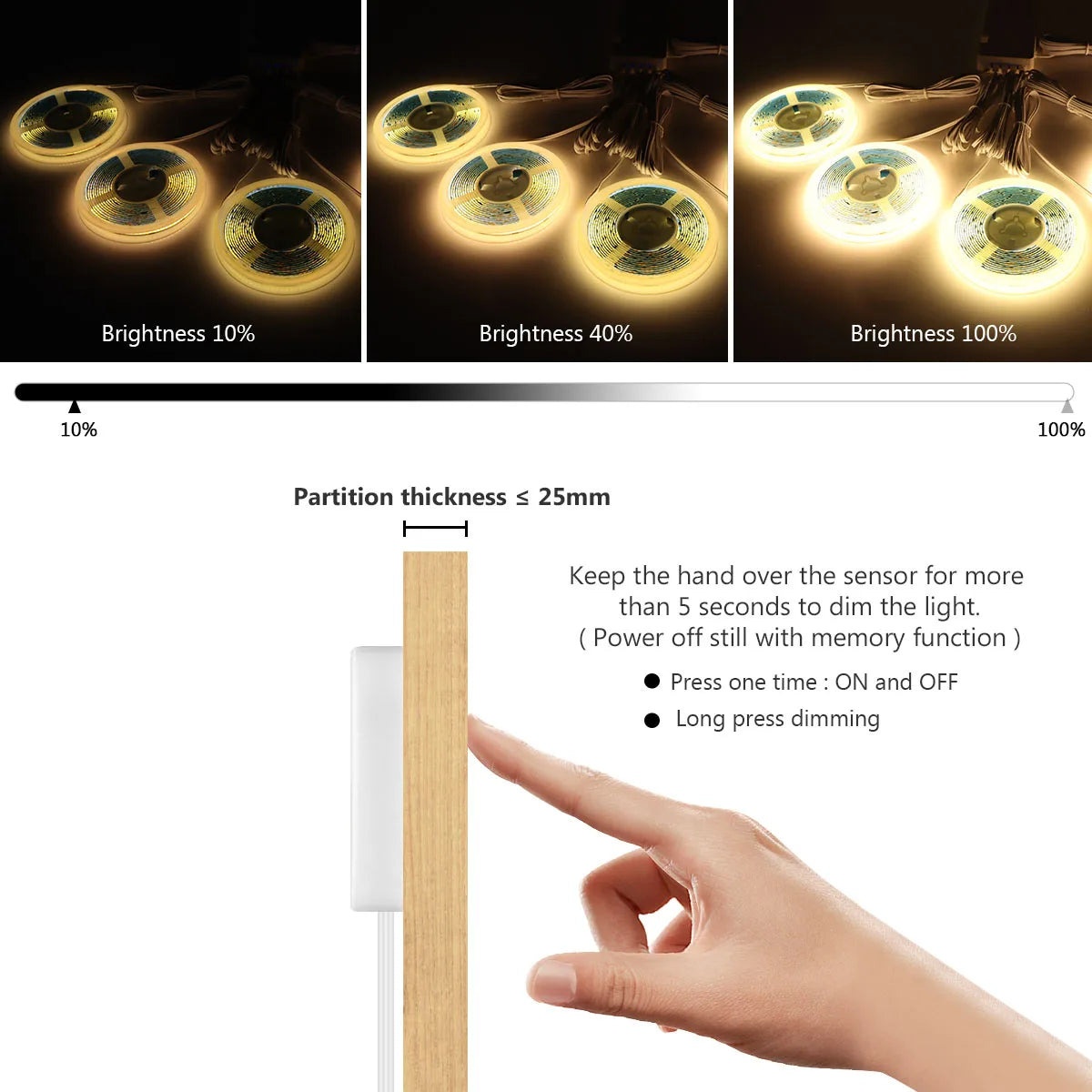 QuickTouch Motion Cabinet LED Light