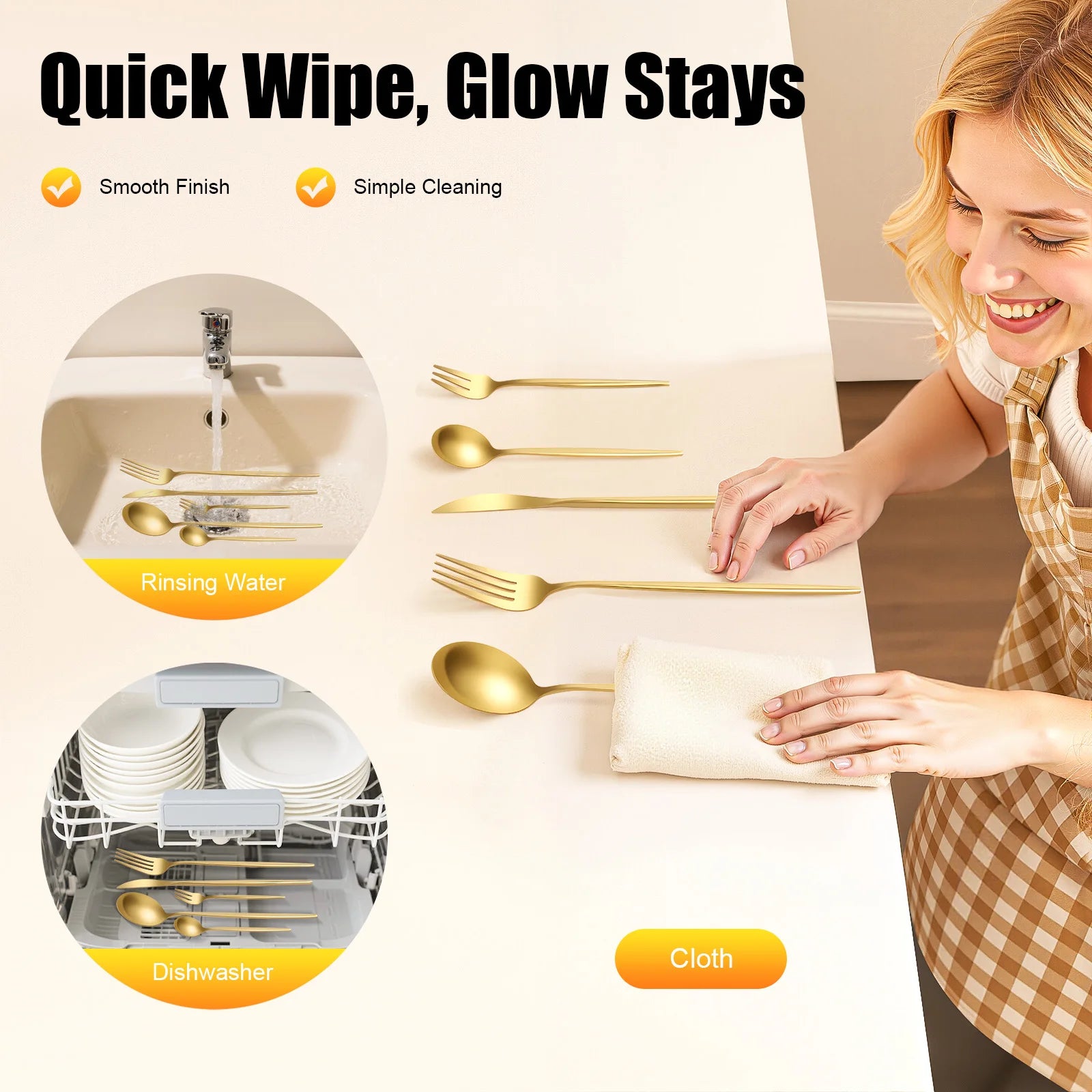 GoldEdge Heavy Duty Cutlery Set